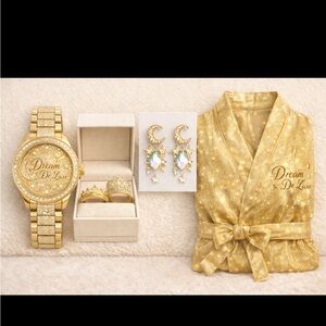 Gold Women's Accessory Set